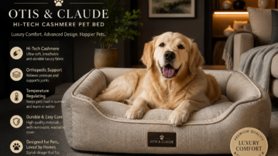 otis & claude hi-tech cashmere pet bed​